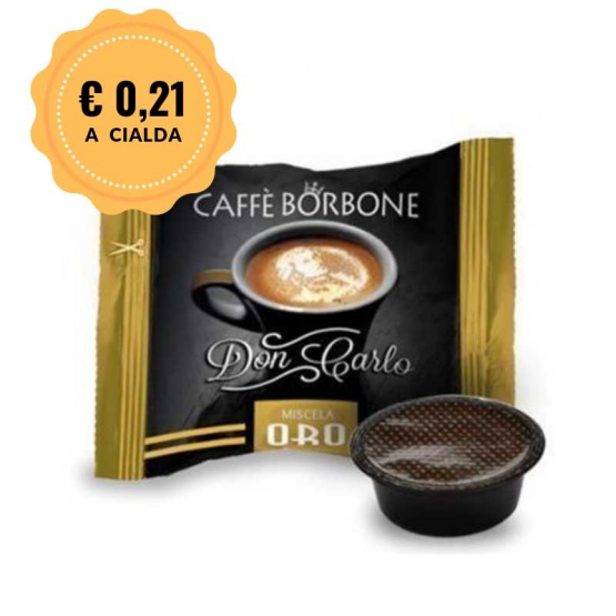 Don Carlo Miscela Oro - CAFFÈ - Caffè Borbone - LAVAZZA A MODO MIO