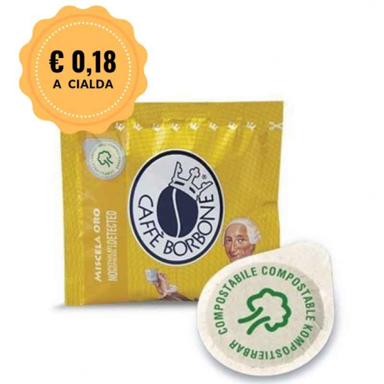 Cialde Carta Miscela Oro - CIALDE CAFFÈ - BORBONE - CIALDA EASY PODS Ø44